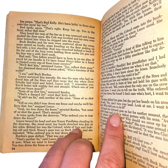 1950 Vengeance Valley by Paul Evan Lehman Western Pulp Fiction Classic - Picture 9 of 10